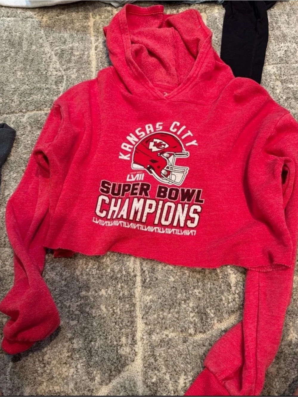Majestic Red Kansas City Super Bowl Champions Hoodie